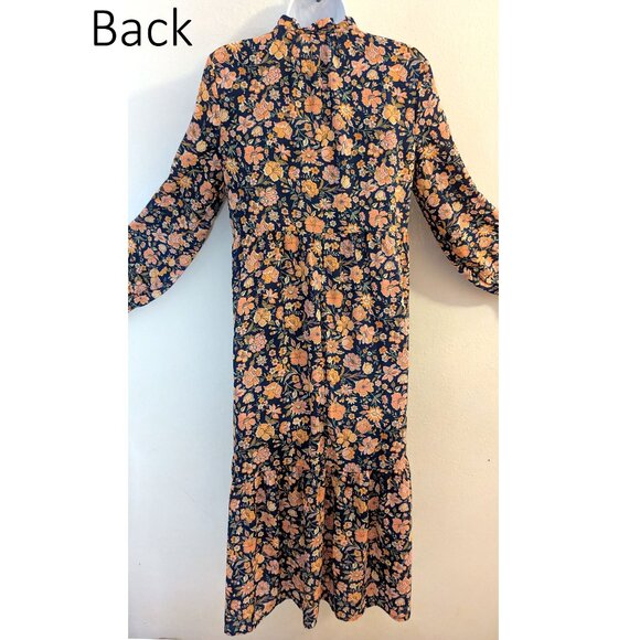 Levi's Floral Print Long Sleeve Casual Dress Size XS - Picture 3 of 12